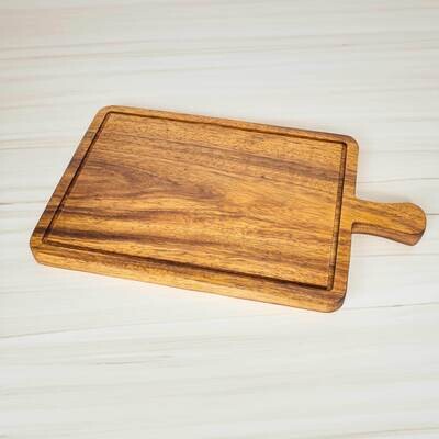 Tabla cuadrada con mango 40x30cm