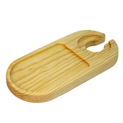 Mini tabla porta copa de vino (Recta)