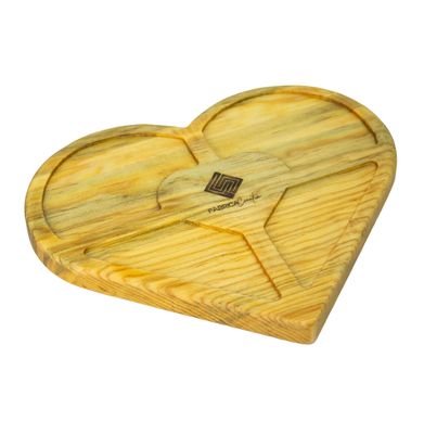 Tabla corazón 4 secciones