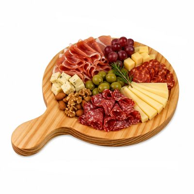 Tabla redonda 20cm con mango