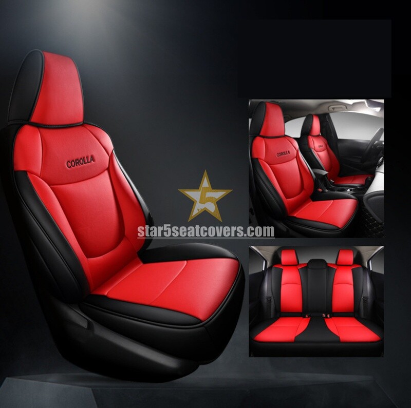 #34Red - Toyota Corolla (19-22) Custom Fit Seat Cover Set