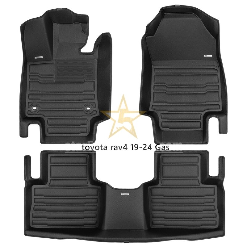 2019 - 2024 TuxMats Toyota RAV4 Floor Mats/Trunk Mats