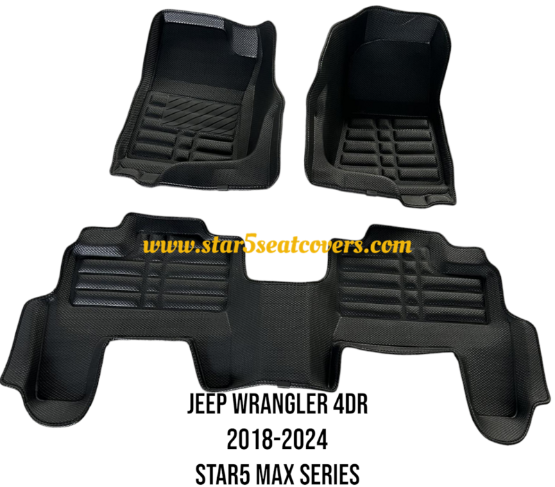 STAR5 MAX Series 2018 - 2024 Jeep Wrangler 4Dr Floor Mats