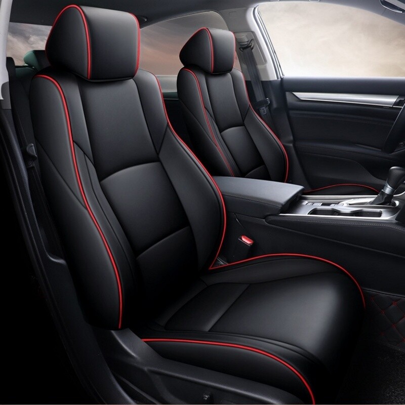 #32Black(B) - Honda Accord (18-22) Custom Fit Seat Cover Set