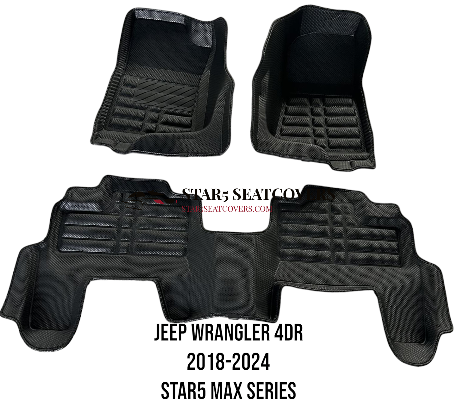 STAR5 MAX Series 18 - 24 Jeep Wrangler 4Dr Floor Mats