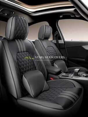 Grey - New Upgraded Ultimate 6D Seat Cover Set