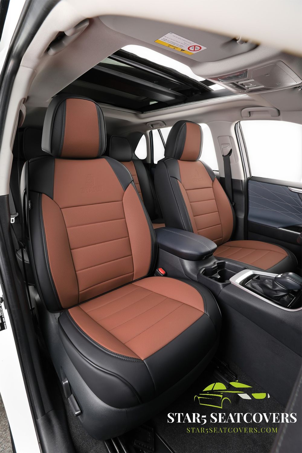 Star5 Premium Original Series Seat Cover Set – New Upgraded 2nd Gen (Caramel)