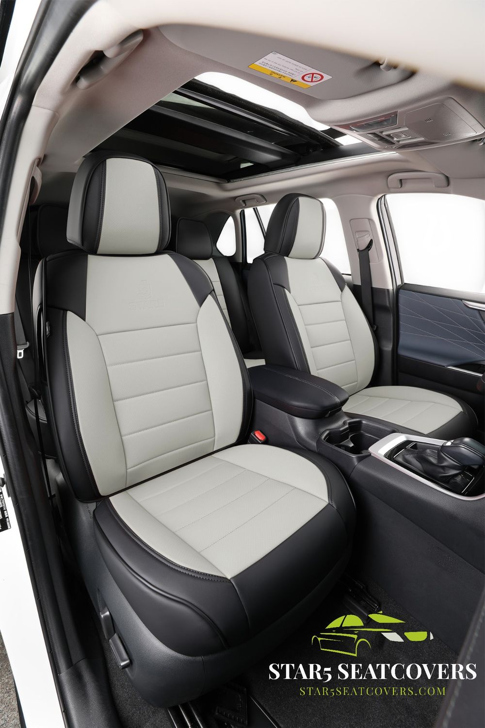 Star5 Premium Original Series Seat Cover Set – New Upgraded 2nd Gen (Cloud Gray)