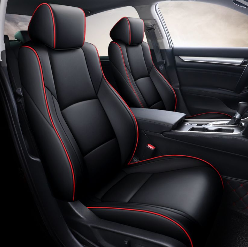 Honda Accord (18-22) Custom Fit Seat Cover Set - Black(R)