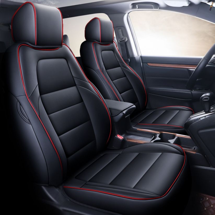 Honda CRV (17-24) Custom Fit Seat Cover Set - Black(R)