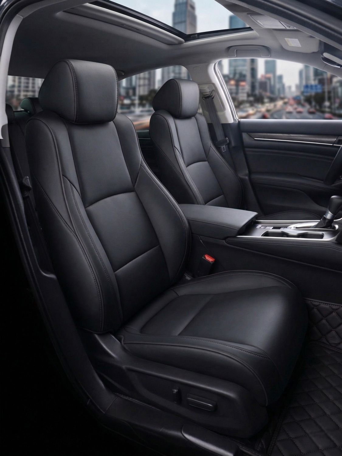 Star5 Custom Series Seat Covers | Custom Fit for 2018–2022 Honda Accord | OEM-Style Upgrade (Black)