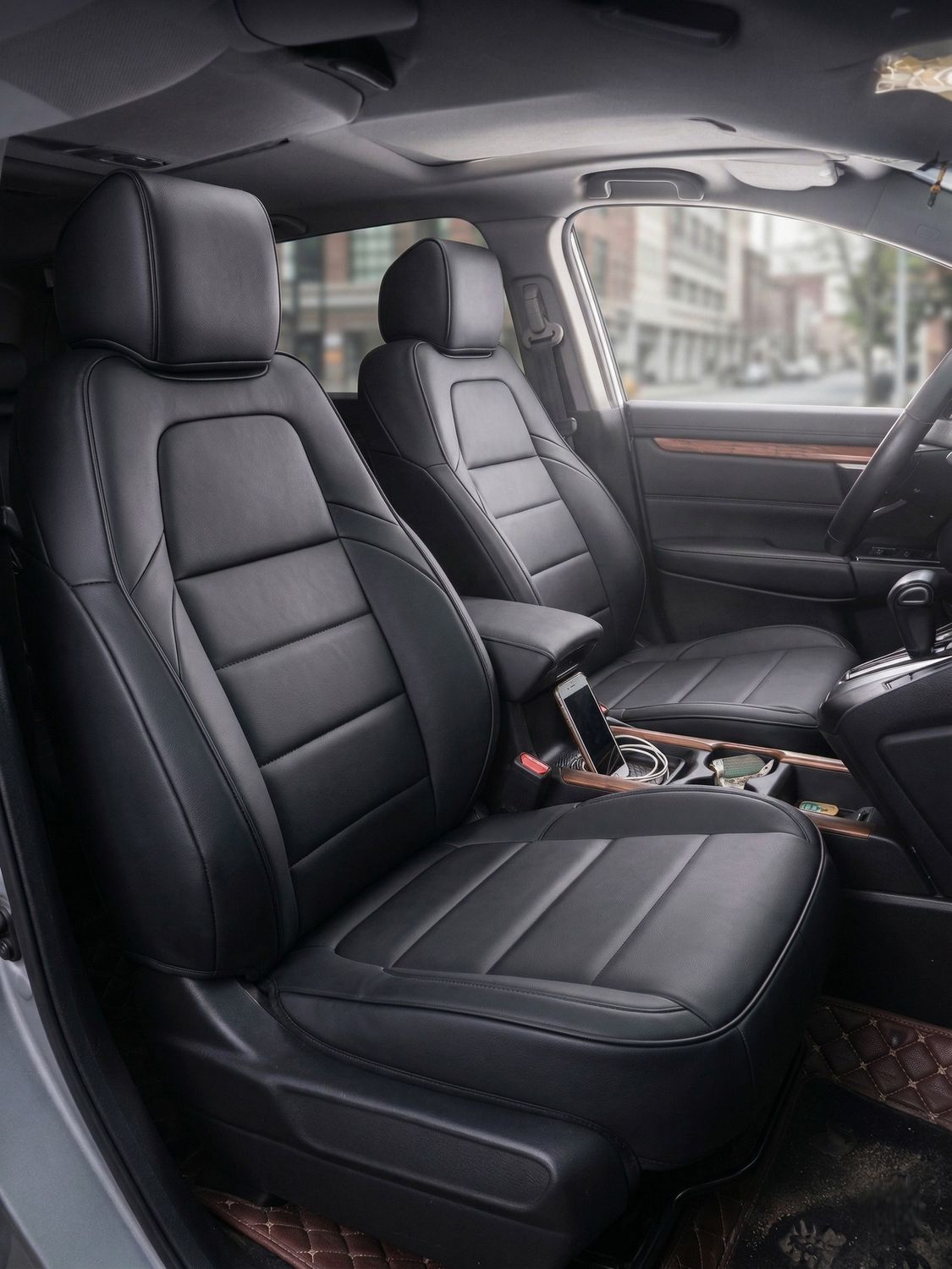 Star5 Custom Series Seat Covers | Custom Fit for 2017–2024 Honda CRV | OEM-Style Upgrade (Black)