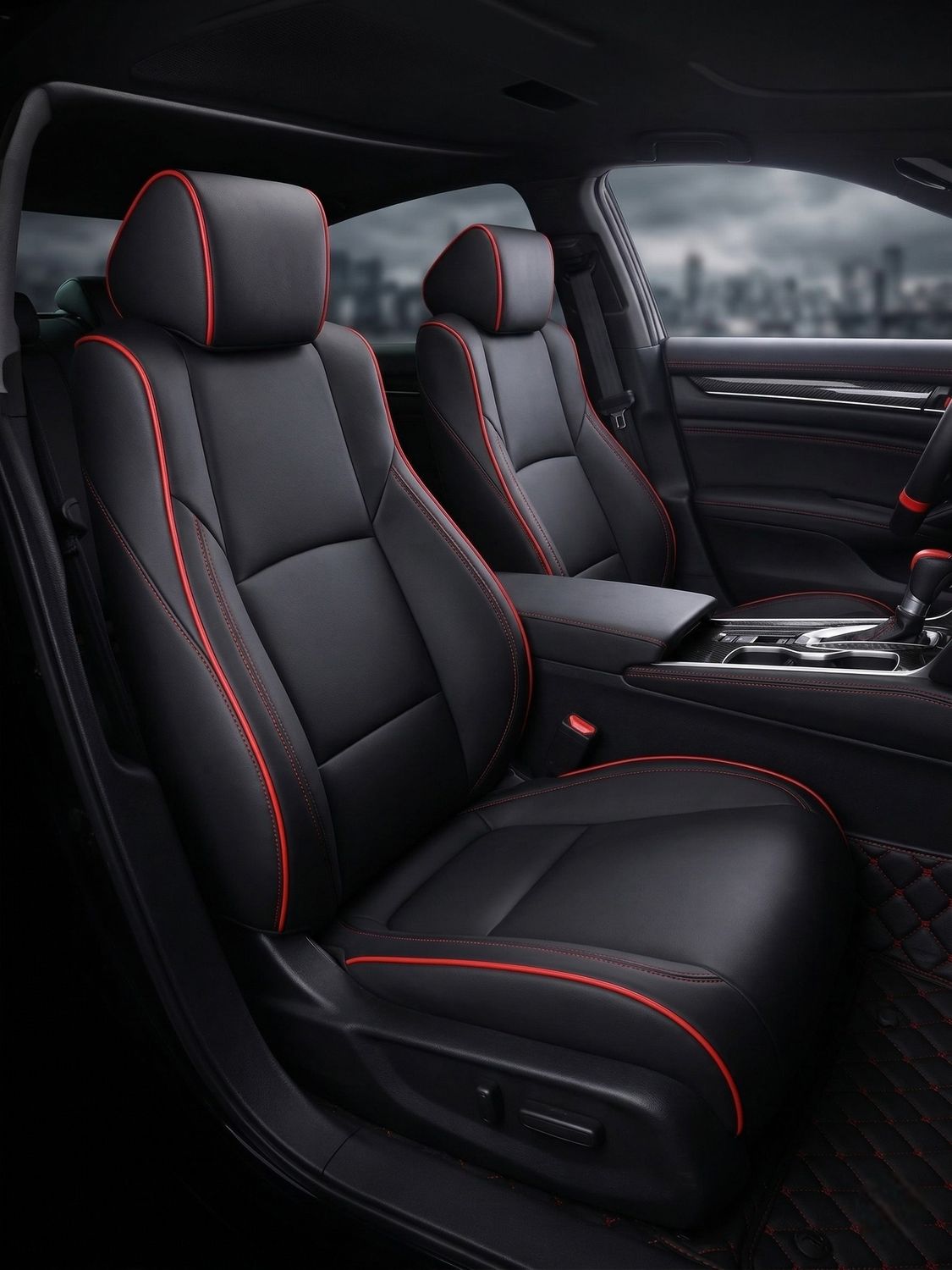 Star5 Custom Series Seat Covers | Custom Fit for 2018–2022 Honda Accord | OEM-Style Upgrade (Sporty Black)