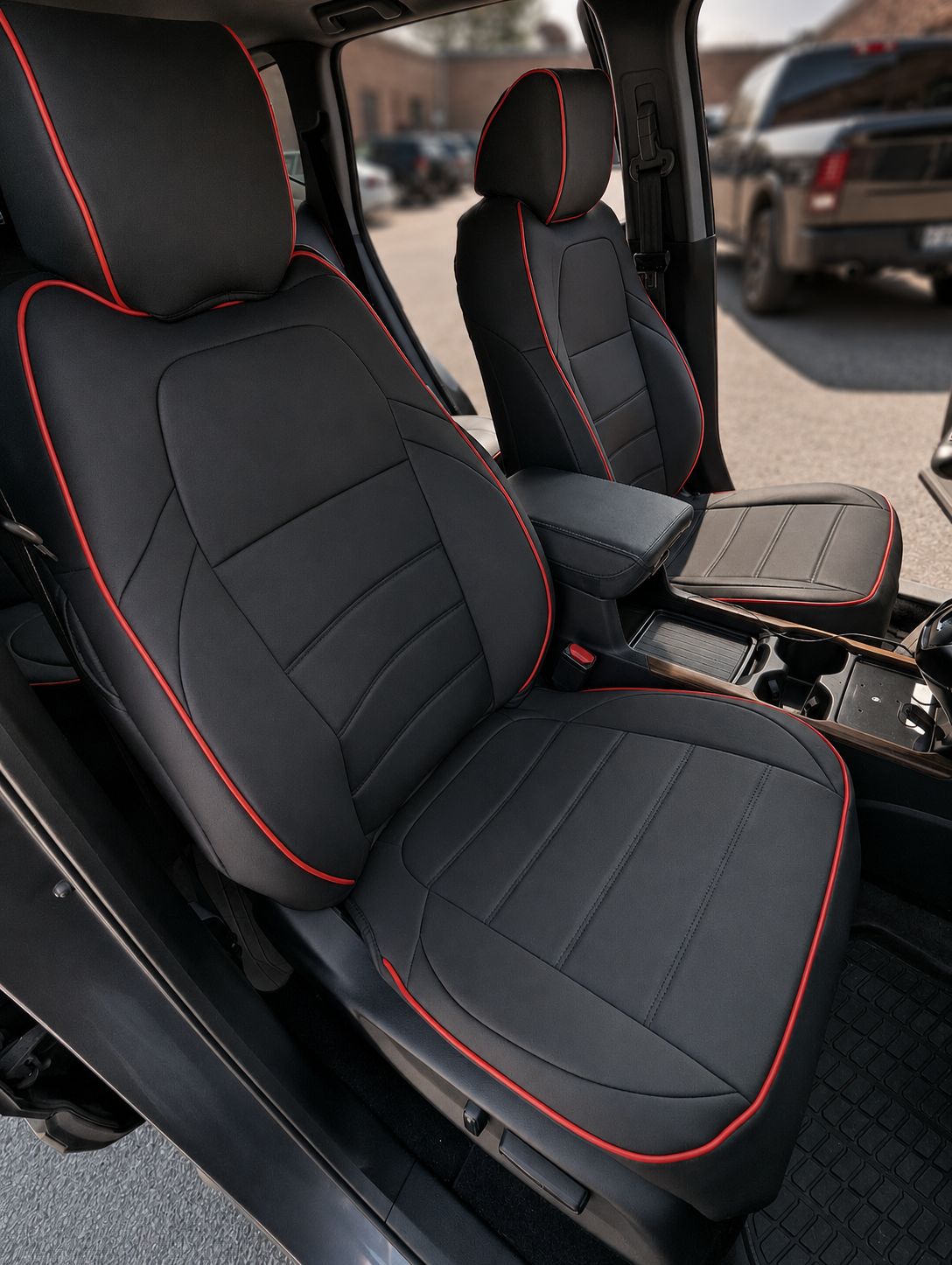 STAR5 Custom-Fit Seat Covers for 2017–2026 Honda CR-V – Gas &amp; Hybrid – Full 5-Seat Set (Sporty)
