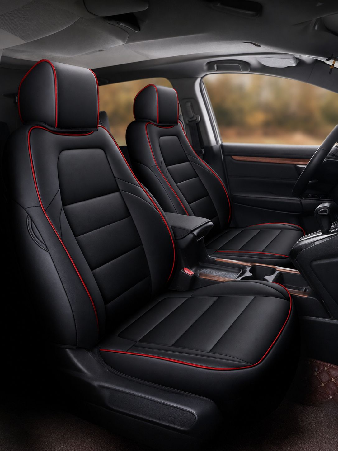STAR5 Custom-Fit Seat Covers for 2017–2026 Honda CR-V – Gas &amp; Hybrid – Full 5-Seat Set (Sporty)