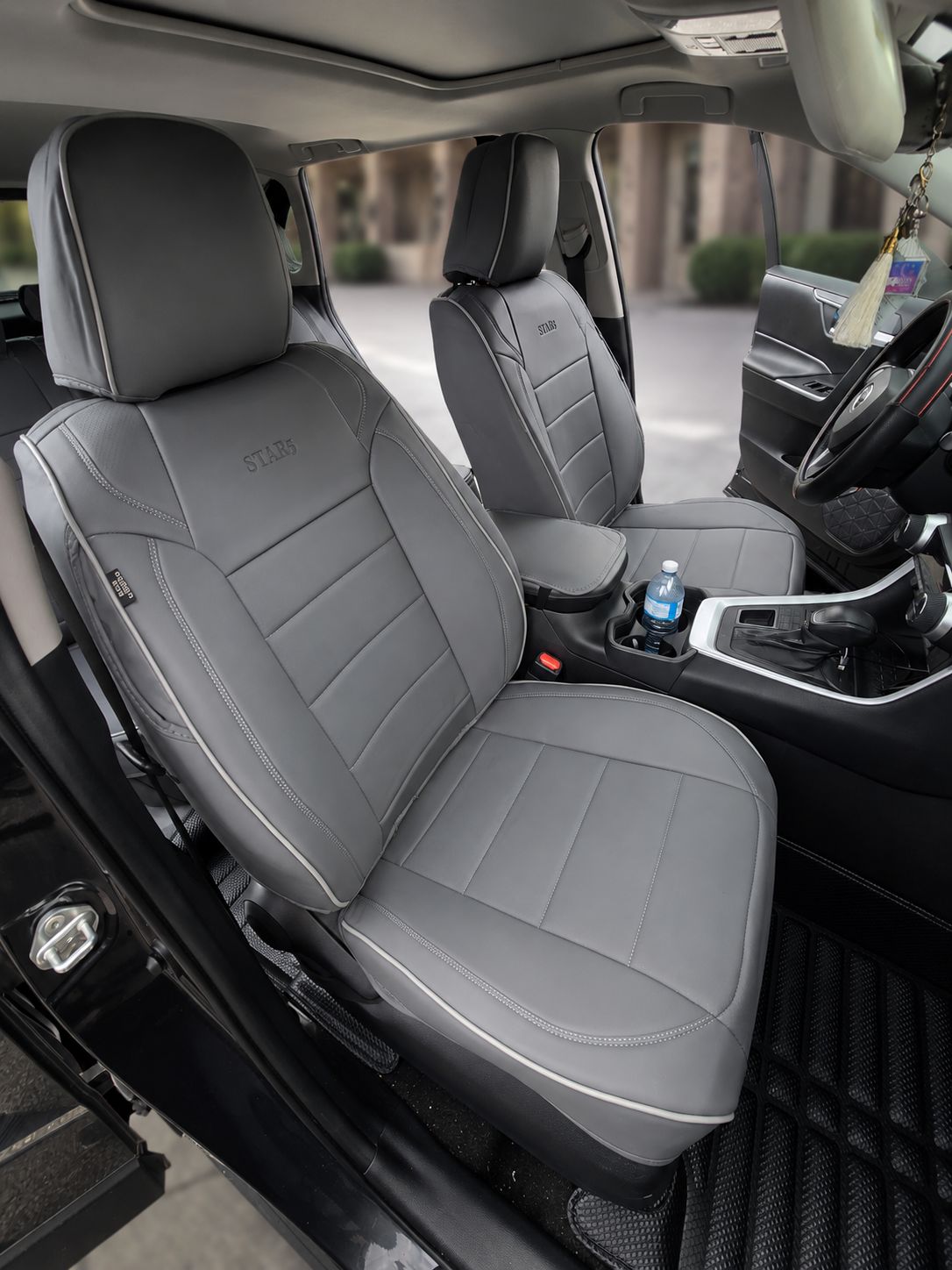 STAR5 Original Series Seat Covers (1st Gen) – Full Set for 5-Seater Sedans, SUVs & Trucks (Steel Gray)