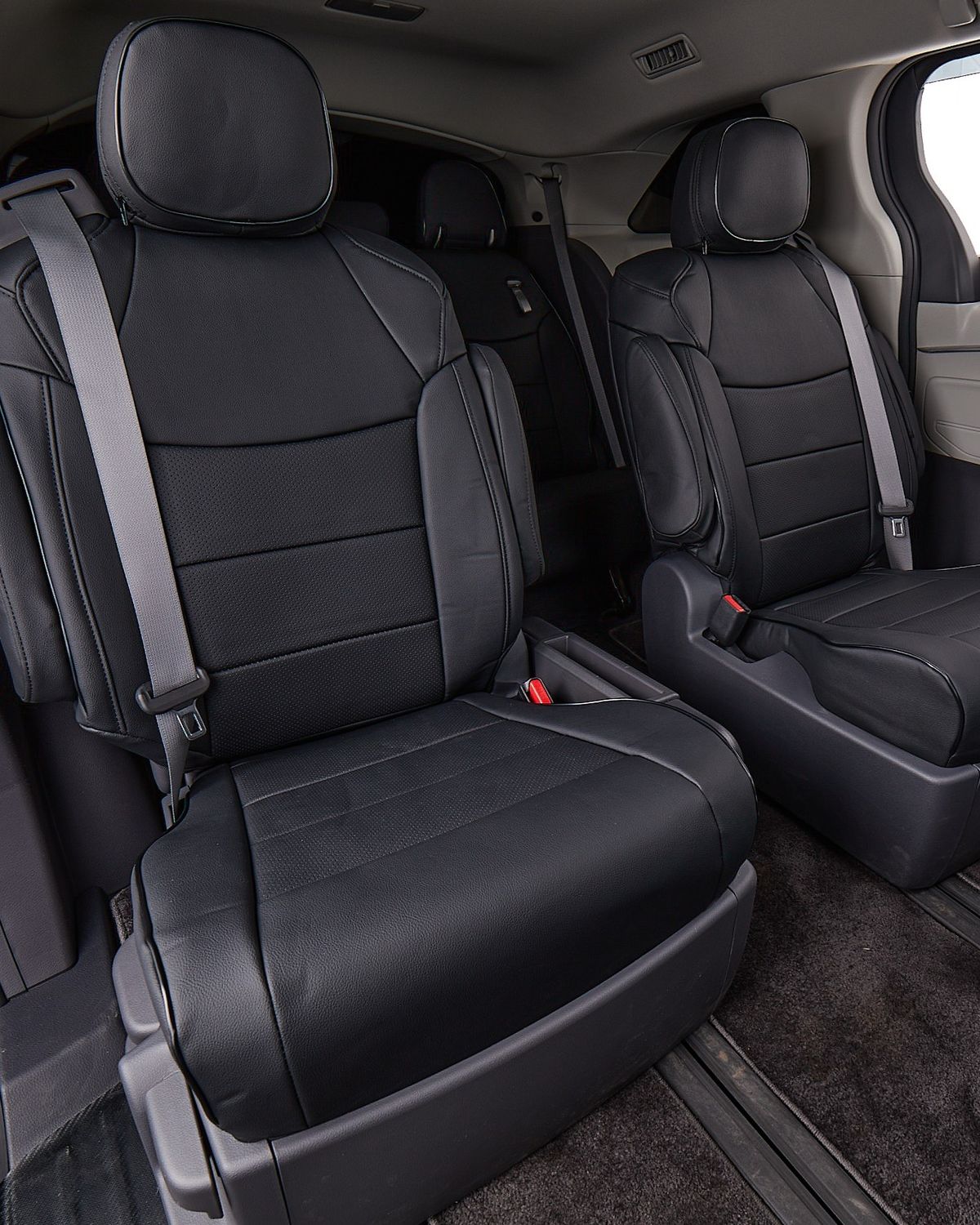 STAR5 Premium Custom Series Seat Covers for 2021–2026 Toyota Sienna 7-Passenger – Full 3-Row Set
