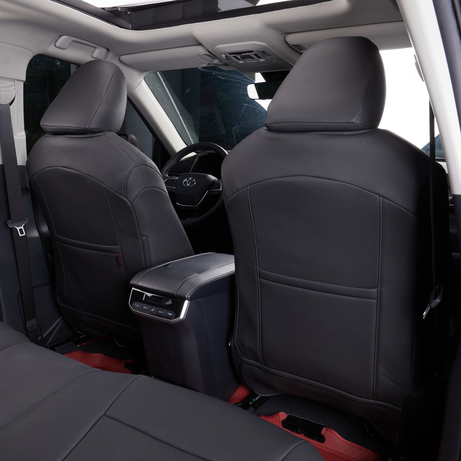 STAR5 Premium Custom Series Seat Covers for 2020–2026 Toyota Highlander 8-Passenger – Full 3-Row Set