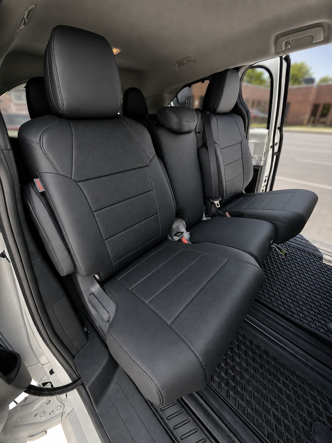 STAR5 Premium Custom Series Seat Covers for 2021–2026 Toyota Sienna 8-Passenger – Full 3-Row Set