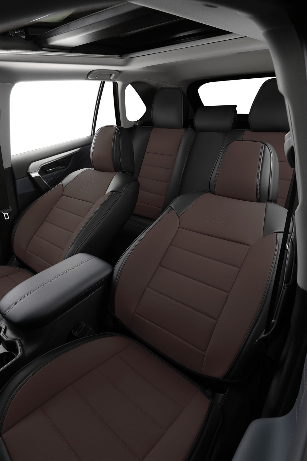 2nd Gen STAR5 Premium Seat Covers – Full Set for 5-Seater Sedans, SUVs & Trucks (Coffee)