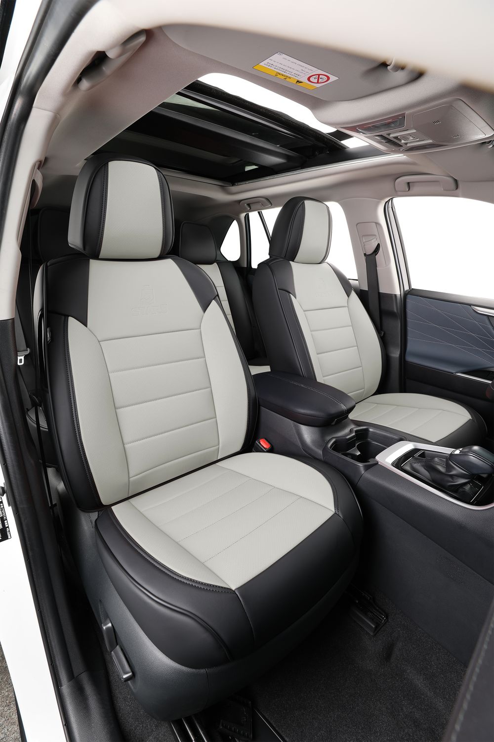 2nd Gen Star5 Premium Seat Covers | Fits Sedans, SUVs &amp; Trucks (5-Seater) (Cloud Gray)