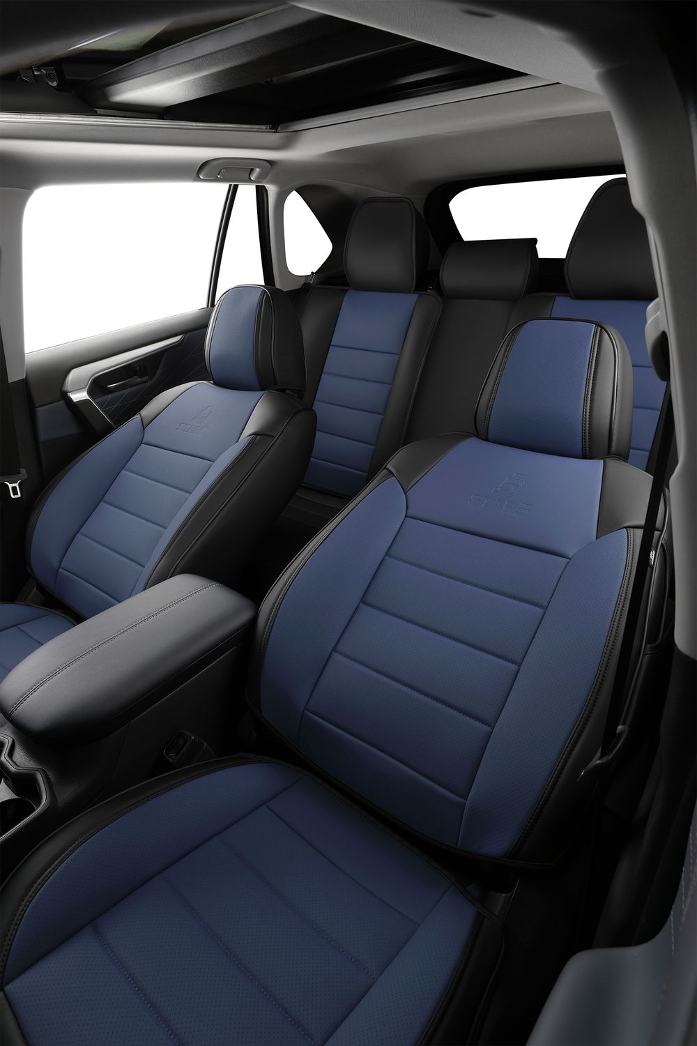 2nd Gen STAR5 Premium Seat Covers – Full Set for 5-Seater Sedans, SUVs & Trucks (Navy)