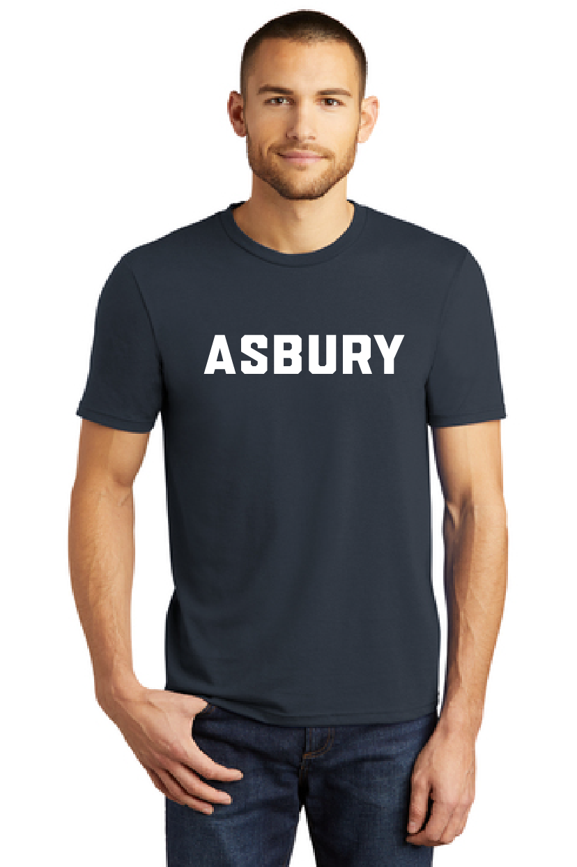 NEW! ASBURY Dark Navy Adult Unisex Triblend Tee - FREE Shipping