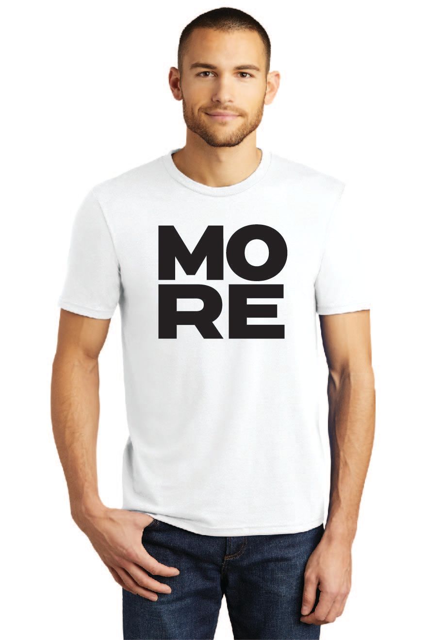 MORE Adult Unisex Triblend Tee - FREE Shipping