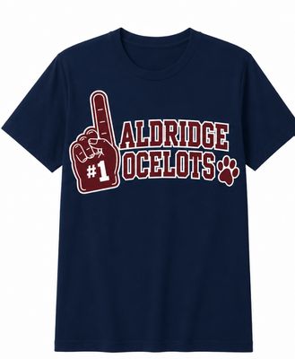 Adult &amp; Youth Unisex "#1" Aldridge T-shirt