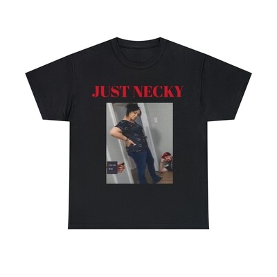 Just Necky Unisex Heavy Cotton Tee (Black Shirt)