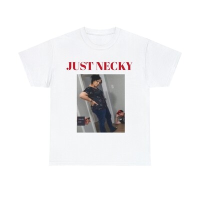 Just Necky Unisex Heavy Cotton Tee (White Shirt)