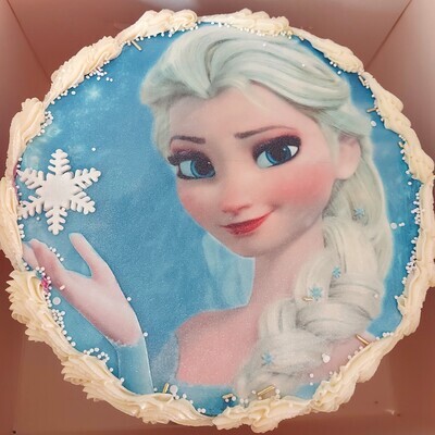 Elsa from Frozen cake