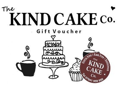 Kind Cake Co Vegan Cake Gift Voucher