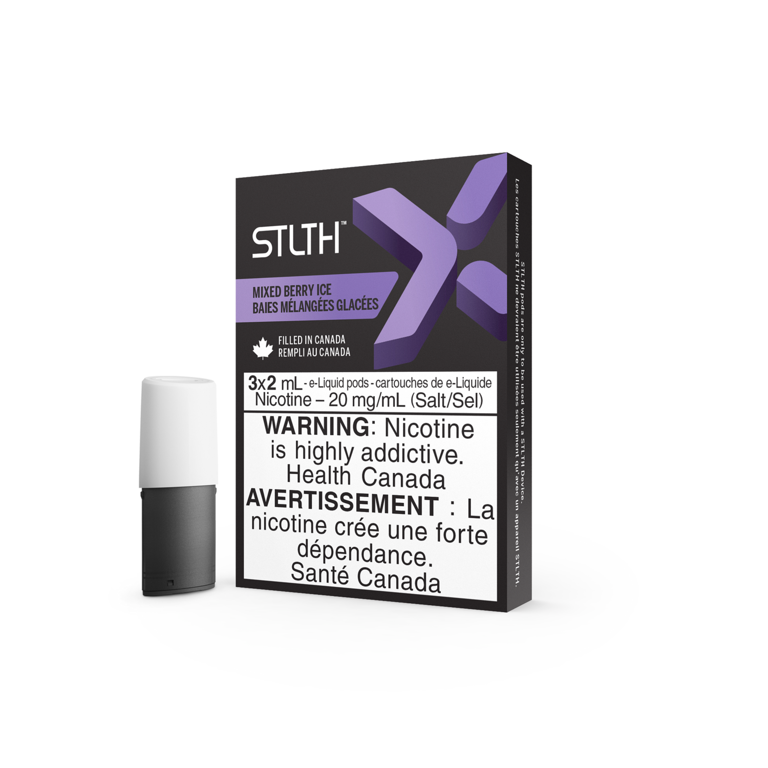 STLTH X PODS, Flavour: MIX BERRY ICE