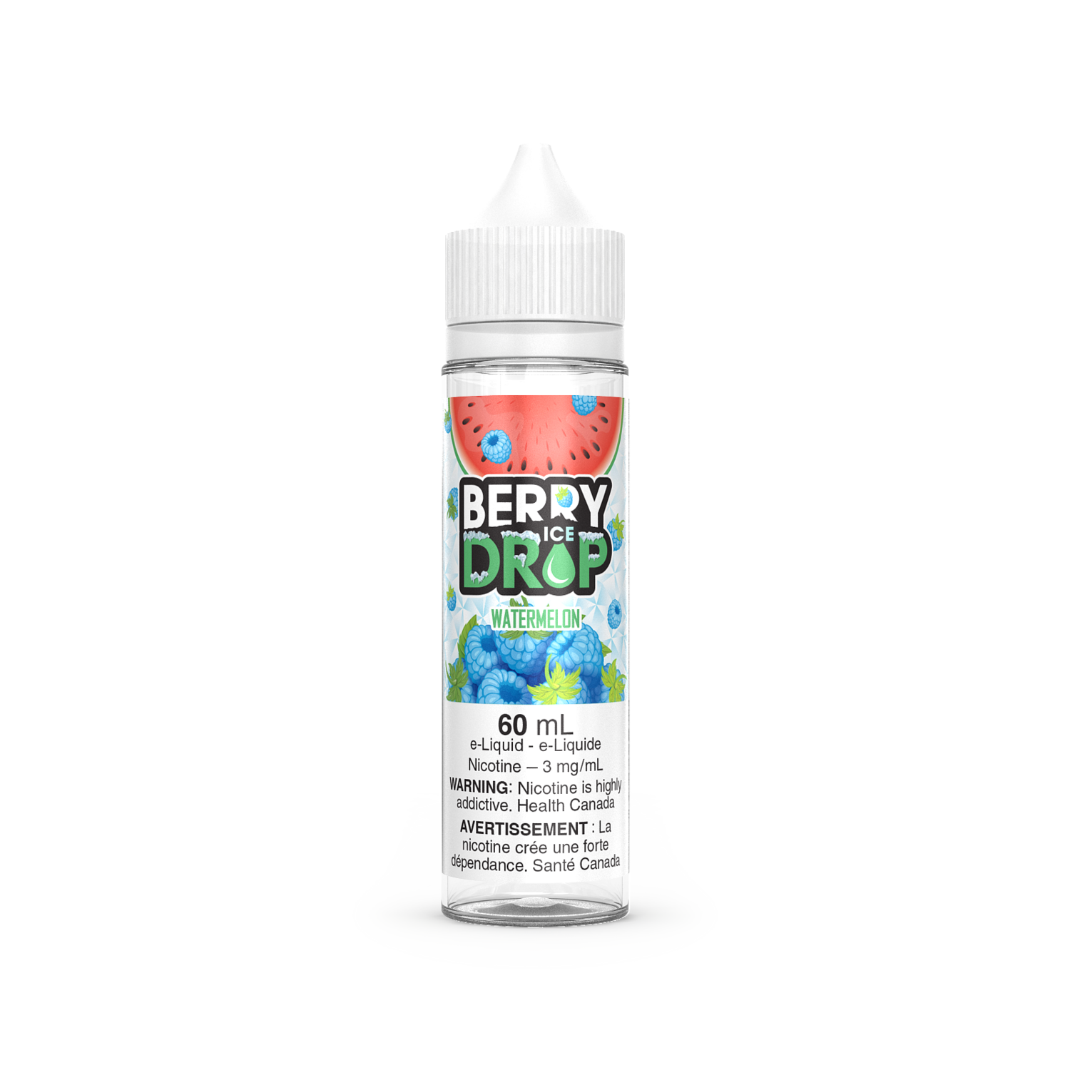 Berry Ice Drop 60ML, Flavou-Size-Niclevel: Watermelon Ice 6mg