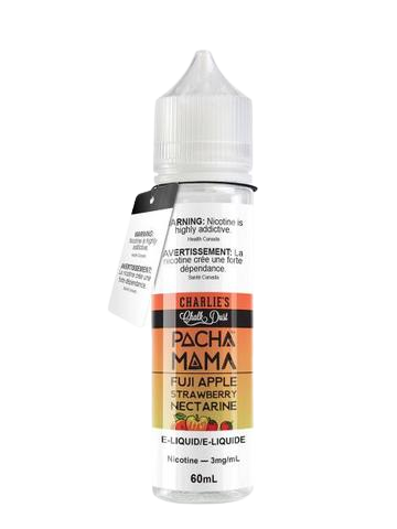 Pachamama 60ml, flavour-NicLevel: Fuji Apple Strawberry Nectarine Ice 0mg