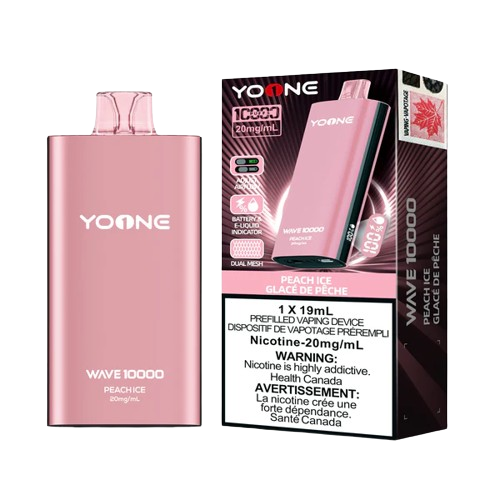 YOONE Wave 10K, Flavour: PEACH ICE