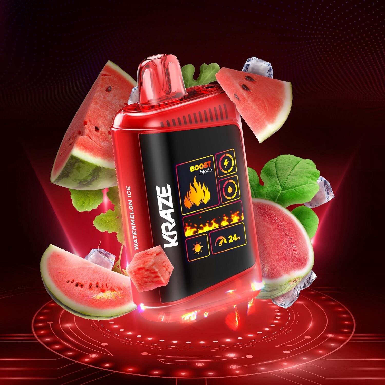 Kraze HD MEGA 20K, Flavour: Watermelon Ice