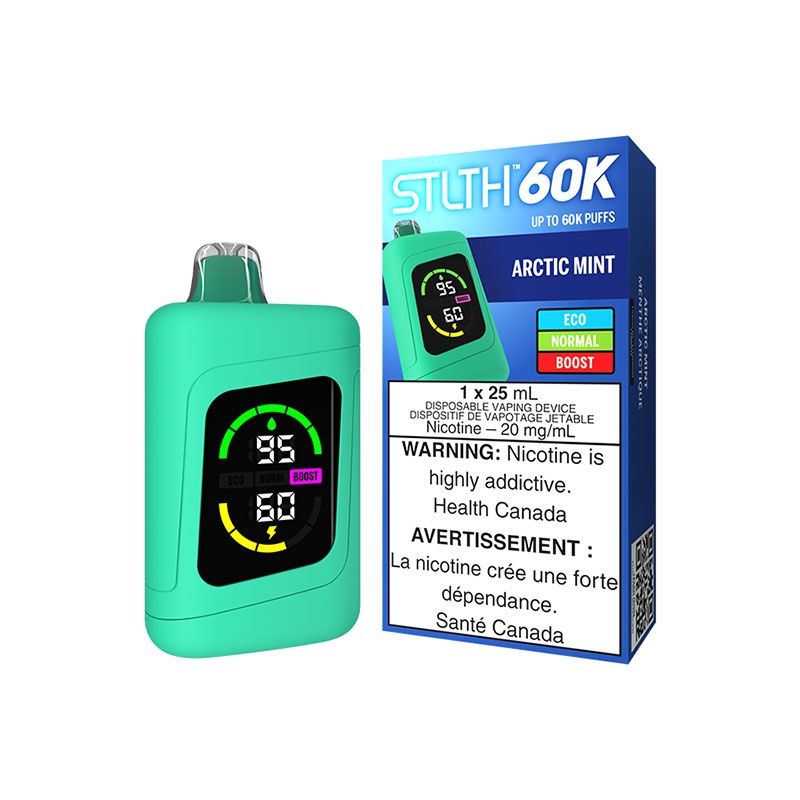 STLTH 60K DISPOSABLE, Flavour: ARCTIC MINT
