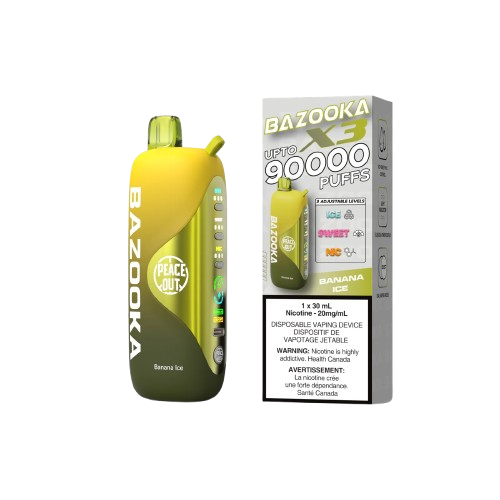 BAZOOKA X3 90K, Flavour: Banana Ice