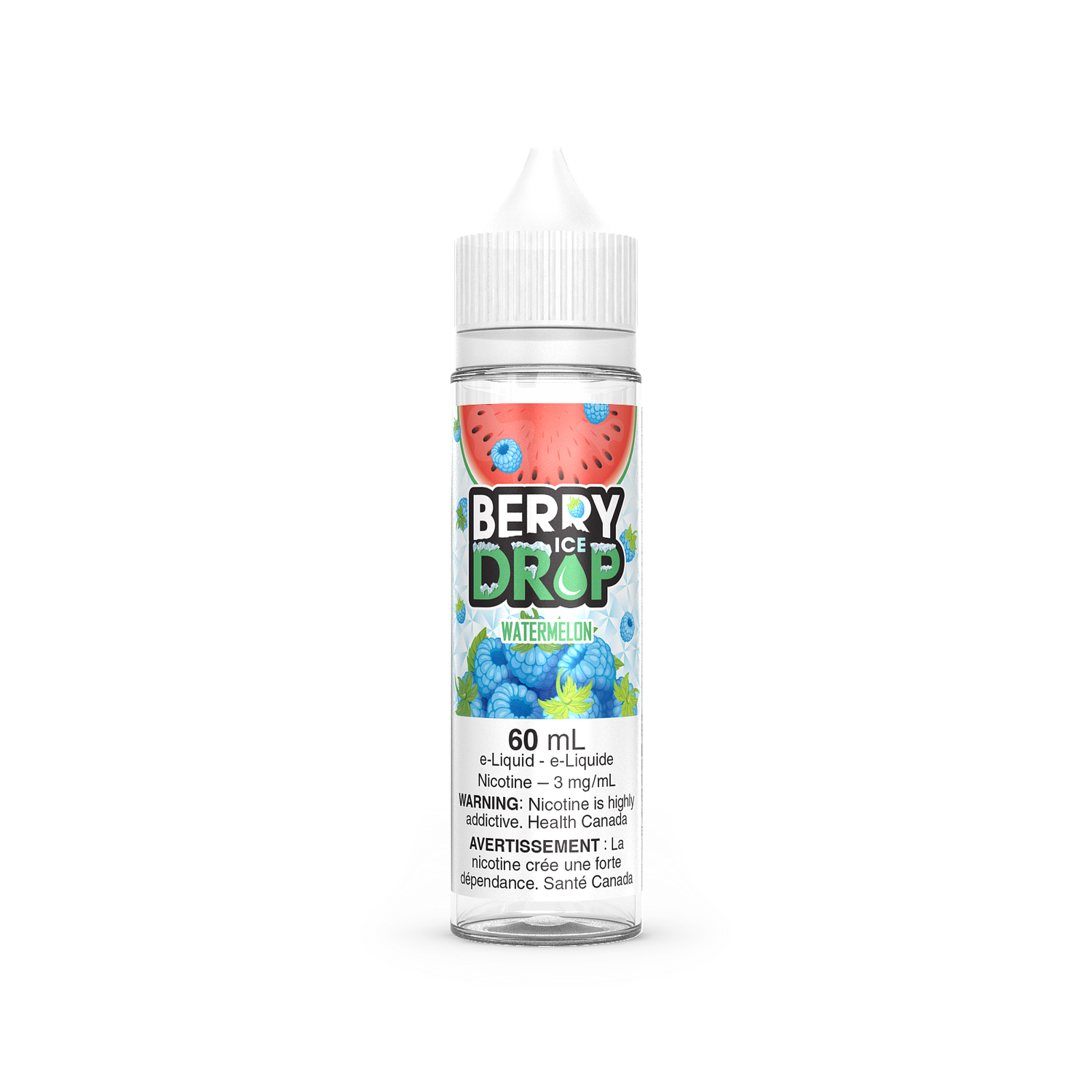 Berry Drop Ice 60ML, Flavou-Size-Niclevel: Watermelon Ice 6mg