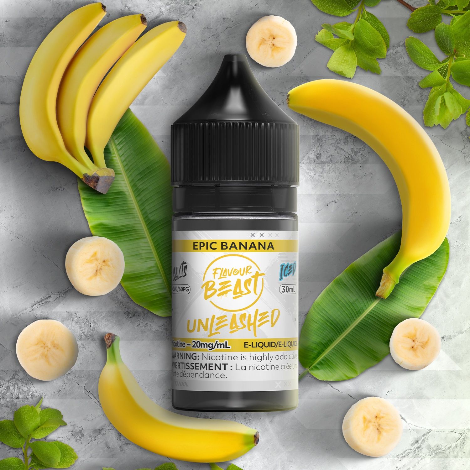 Flavour Beast Unleashed Juices Salt 30ML, Flavour: EPIC BANANA