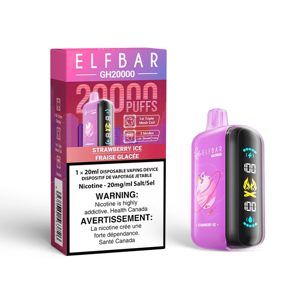 ELF BAR GH 20k, Flavour: Strawberry Ice