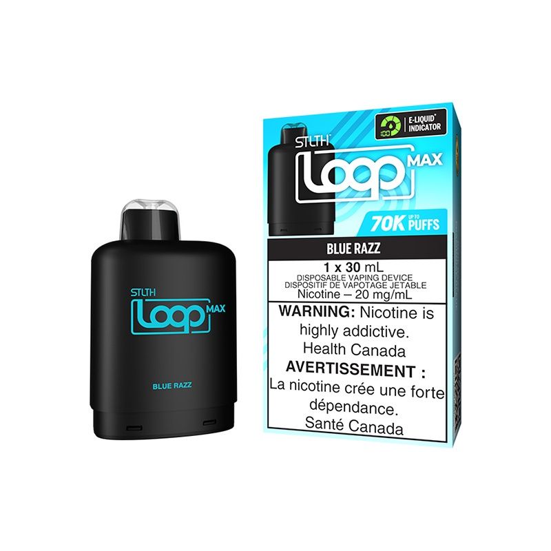 STLTH LOOP MAX 70K  POD, Flavour: BLUE RAZZ