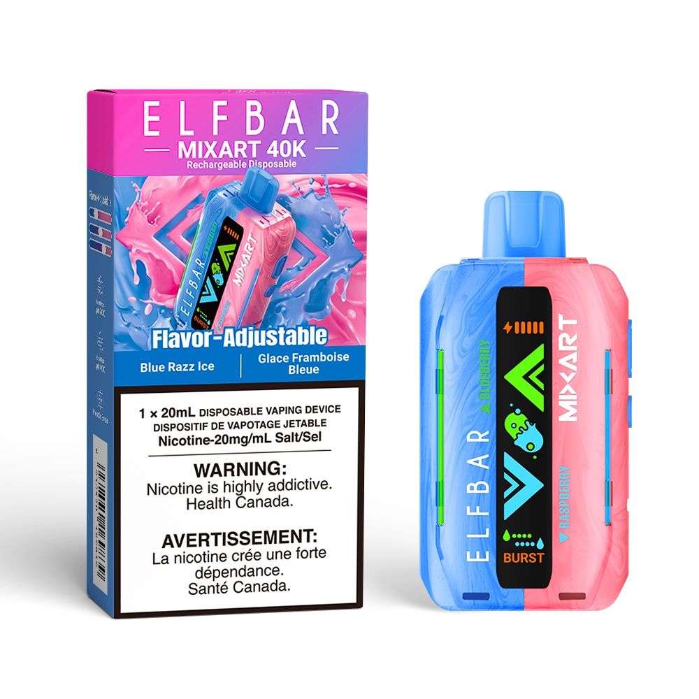 Elf bar MixArt 40k, Flavour: Blue Razz Ice