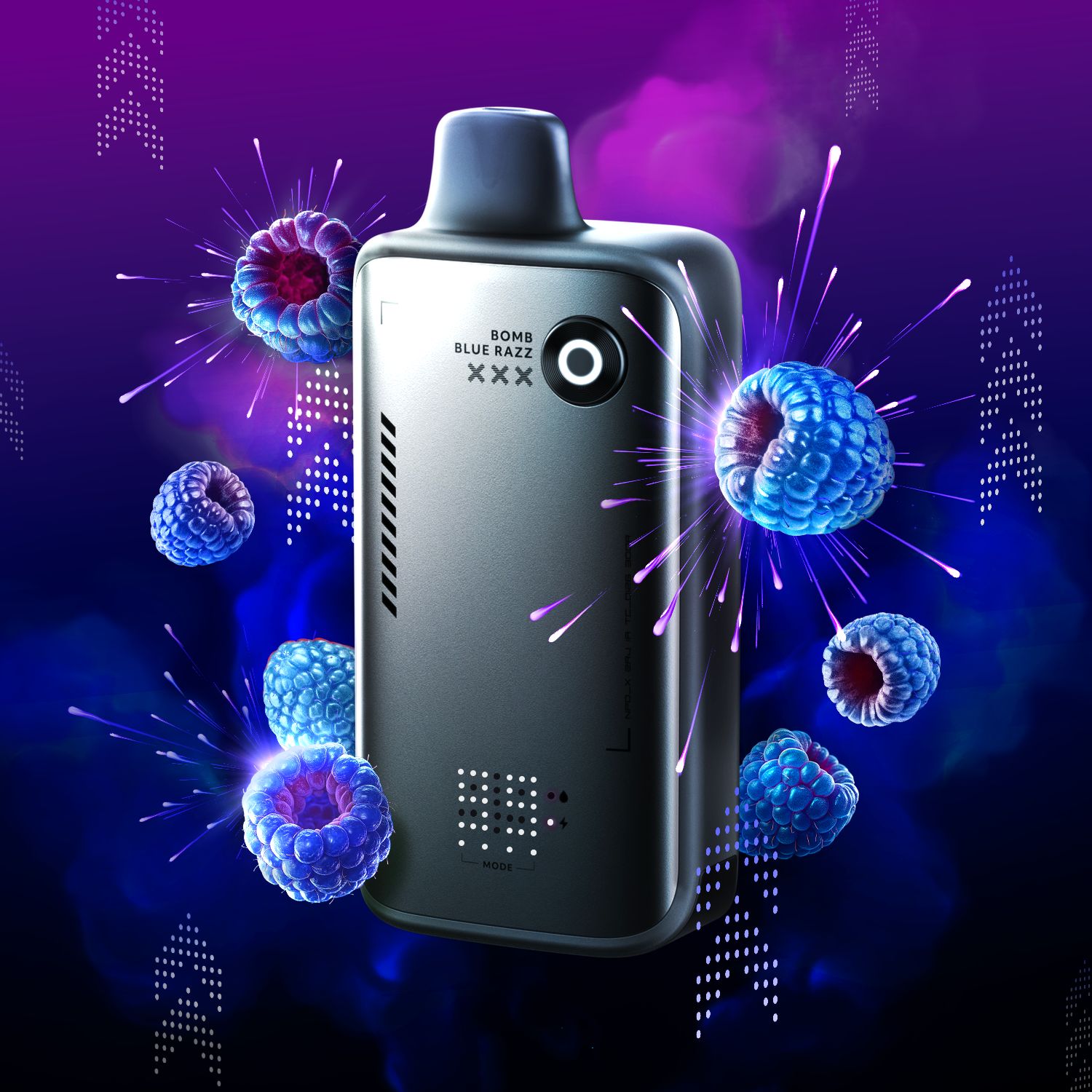 Flavour Beast Alpha 80k, Flavour: Bomb Blue Razz