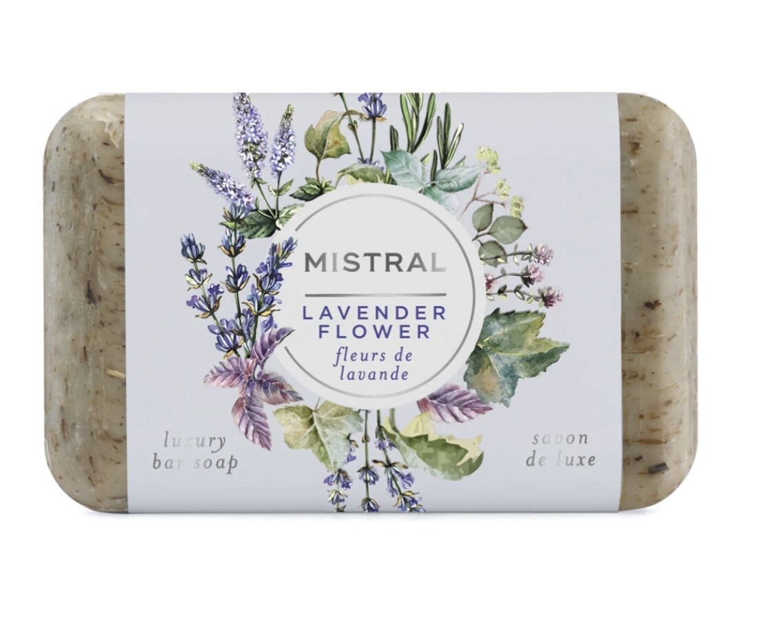 LAVENDER FLOWER  BAR SOAP