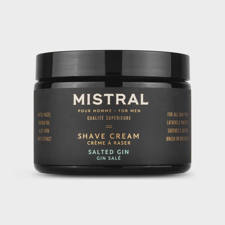 SHAVE CREAM SALTED GIN