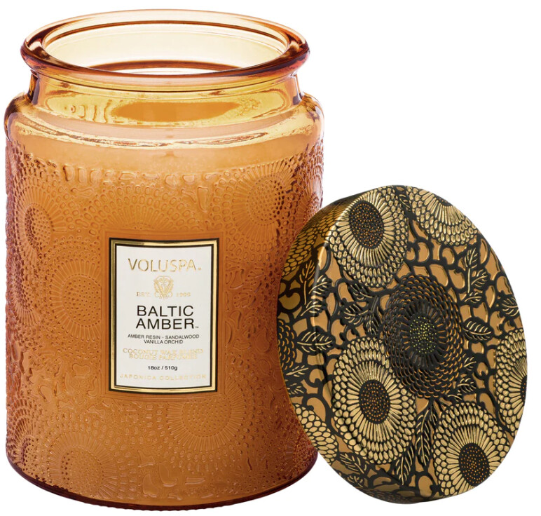 BALTIC AMBER LG JAR CANDLE