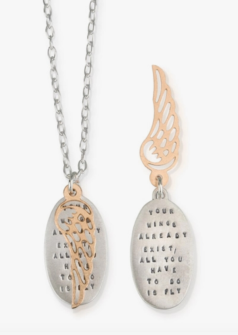 YOUR WINGS EXIST NECKLACE